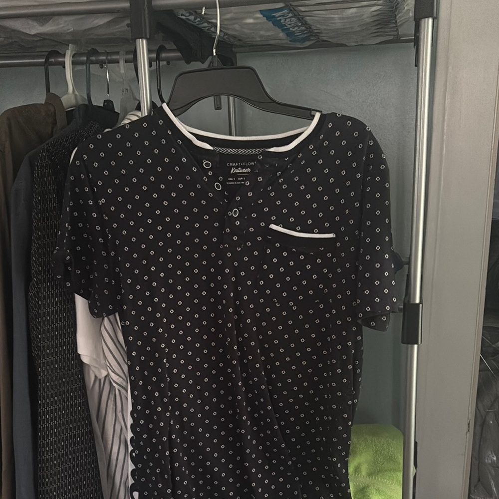 Black and White Polka Dot Dress